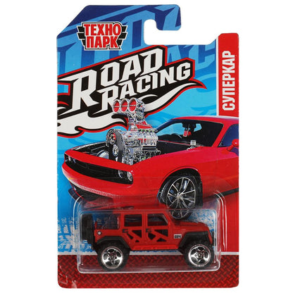 Машина металл ROAD RACING СУПЕРКАР 7,5 см, в ассорт, блист. Технопарк в кор.2*360шт