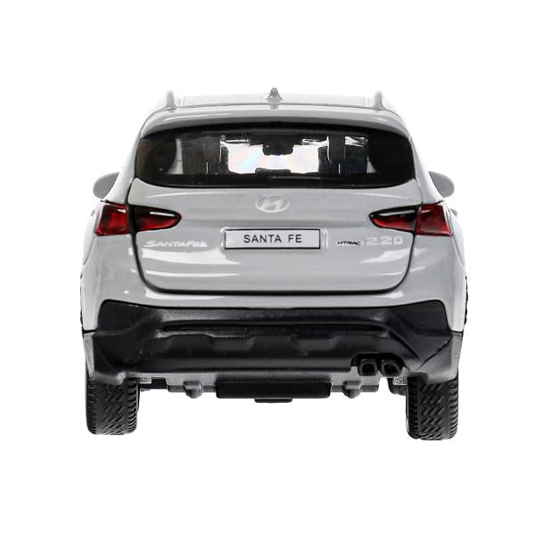 Машина металл HYUNDAI SANTAFE 12 см, двери, багаж, инерц, темно серый, кор. Технопарк в кор.2*36шт
