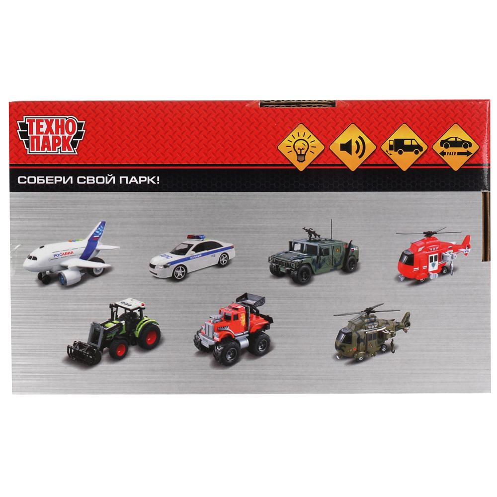 TRANSITVAN-16PLPOL-WH Машина пластик свет-звук FORD TRANSIT ПОЛИЦИЯ 16 см, двери, 3 кнопки, кор. Тех