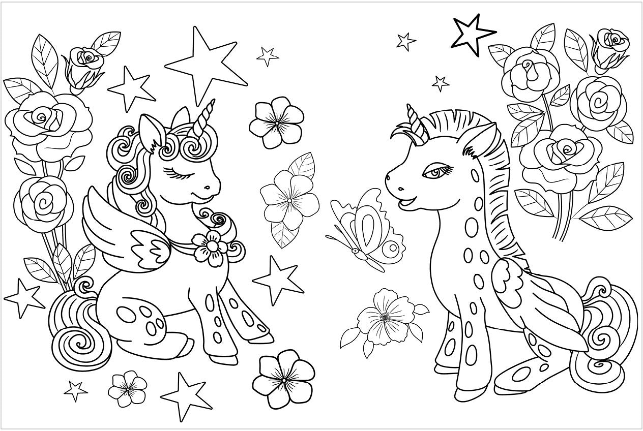 Весёлые раскраски. Волшебные единороги/Нет а.6412
