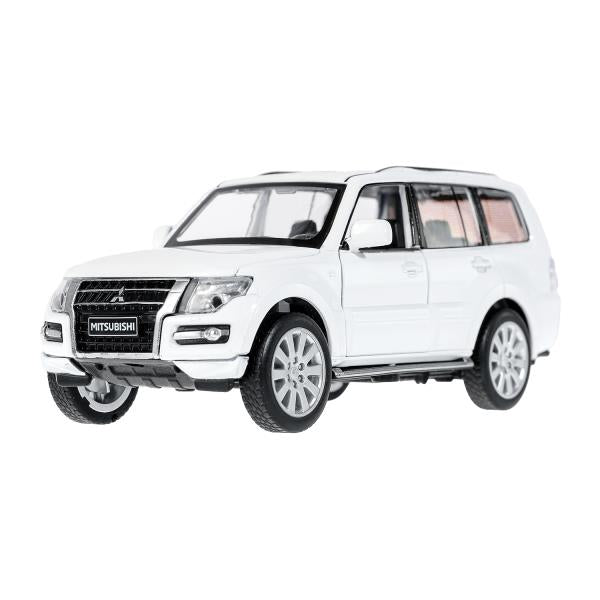 Машина металл свет-звук MITSUBISHI pajero 4wd turbo,14,5 см, двери, инерция Технопарк в кор.2*24шт