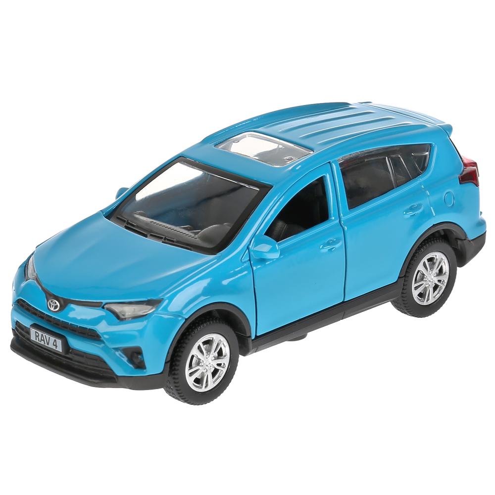 Машина металл "TOYOTA RAV4", длина 12см, открыв. двери, инерц., синий, в кор. Технопарк в кор.2*36шт