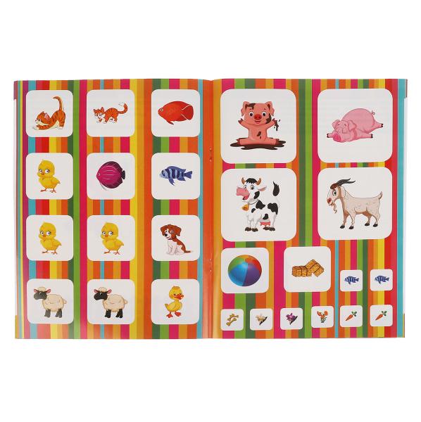 Домашние животные. Графические диктанты. 210х290 мм 16 стр. + 4 стр стикер Умка в кор.50шт