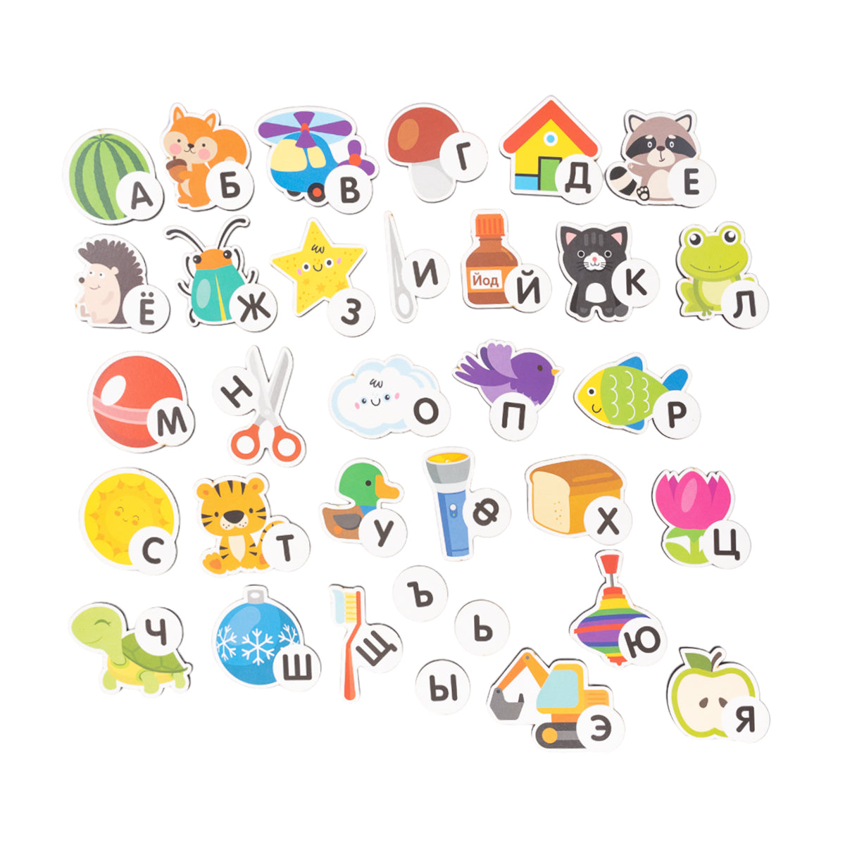 Игра настольная деревянная "Мой первый Алфавит"
