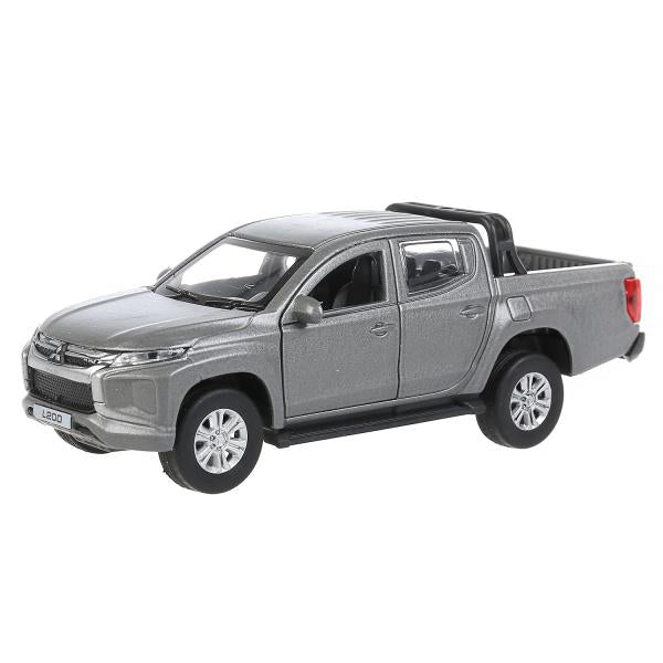 Технопарк. Модель "Mitsubishi L200 Pickup" матовый серый 13см, металл двери, багаж арт.L200-12FIL-GY
