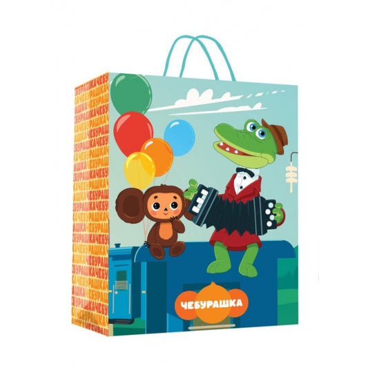 Пакет подарочный глянцевый СОЮЗМУЛЬТФИЛЬМ l, 26*32*14 см ЧУДО ПРАЗДНИК в кор.24*12шт