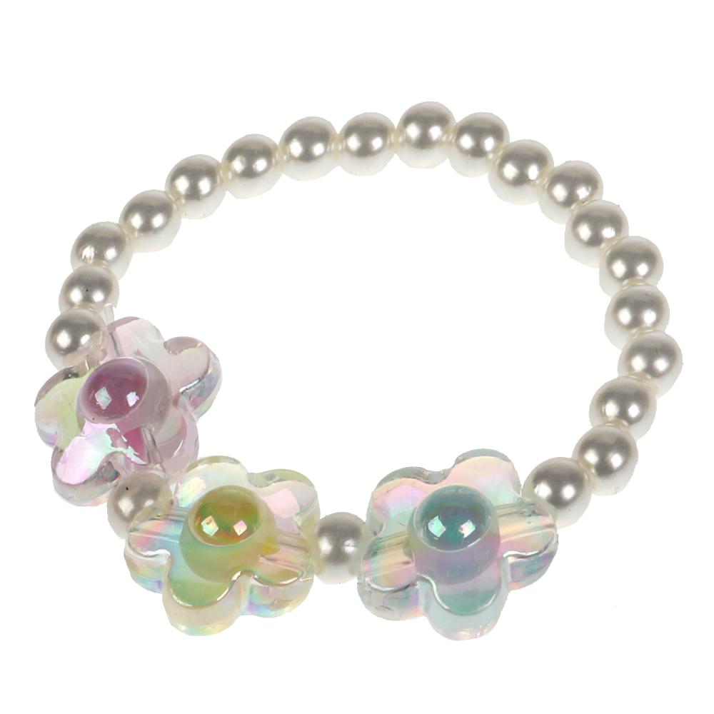 Аксессуары д/девочек СКАЗОЧНЫЙ ПАТРУЛЬ браслет цветы, 2шт в пак. МИЛАЯ ЛЕДИ уп-10шт в кор.100уп