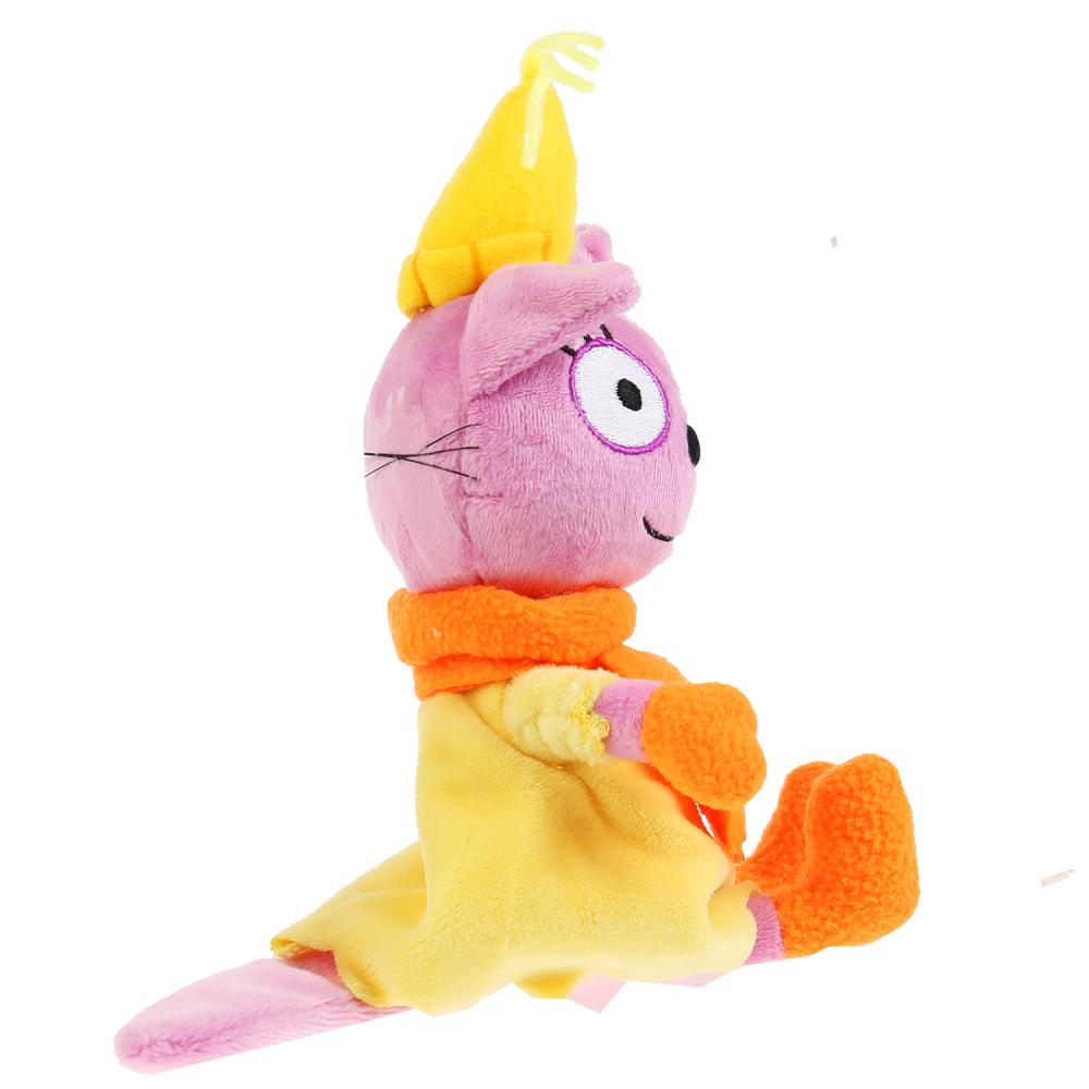 Игрушка мягкая ТРИ КОТА лапочка в зимней одежд, 13см, муз. чип, в Пак. "МУЛЬТИ-ПУЛЬТИ" в кор.24шт