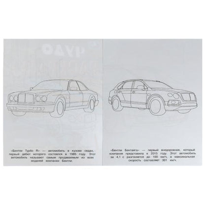 Бентли. Чудо-раскраска. 214х290 мм. Скрепка. 8 стр. Умка. в кор.50шт